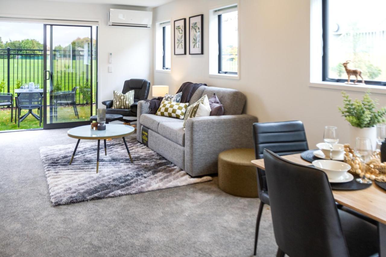 Peaceful Park View Townhouse 2 Bed W/Carpark Apartamento Christchurch Exterior foto